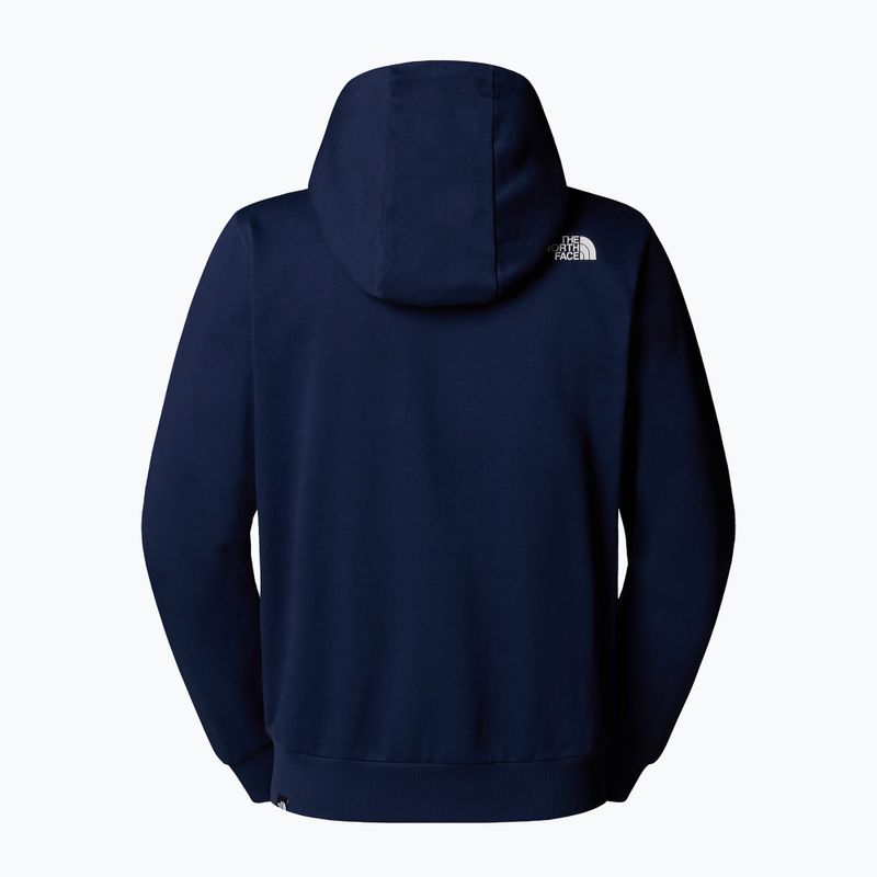 Pánska mikina The North Face Simple Dome Full Zip Hoodie summit navy 6