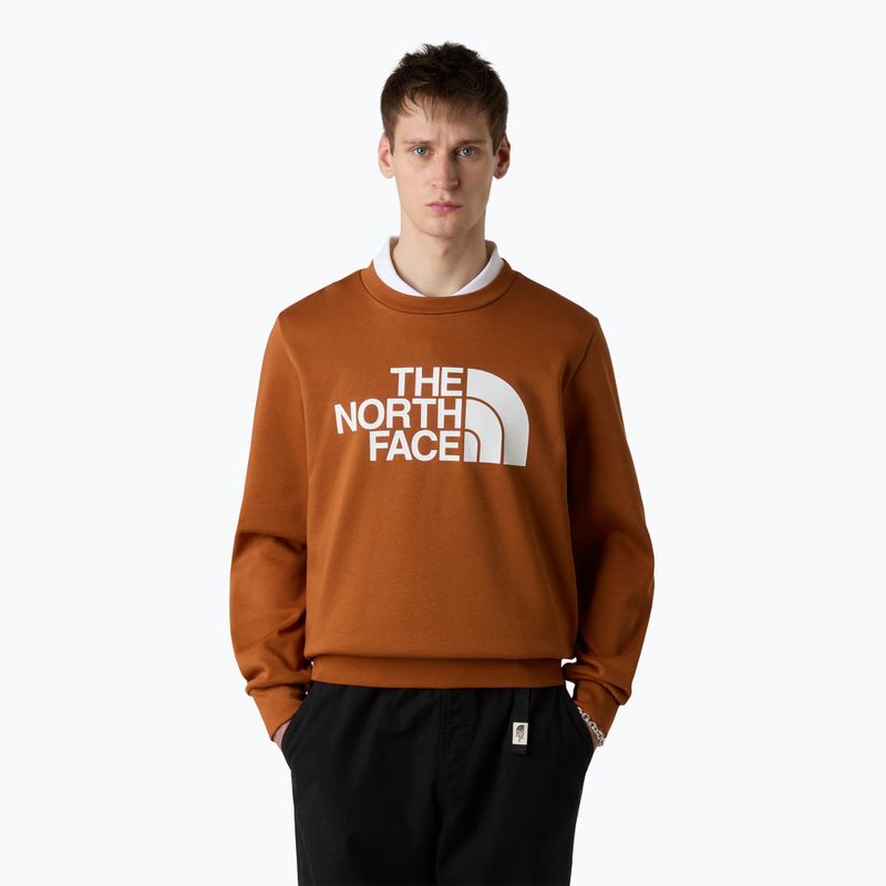 Pánska mikina The North Face Easy Crew burnt umber