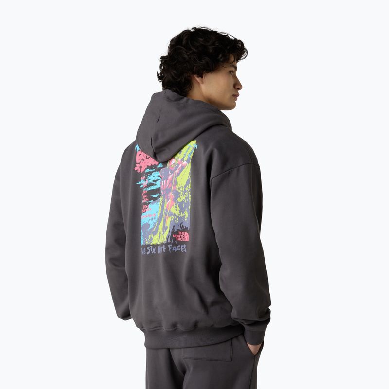 Pánska mikina The North Face Expedition Celebration Oversized Hoodie anthracite grey 3