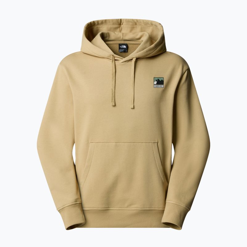 Pánska mikina The North Face Mountain Logo Relaxed Hooded khaki stone 4