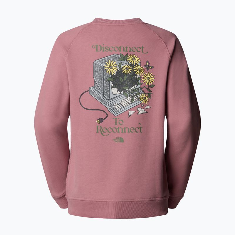 Dámska mikina The North Face Connect Relaxed Crew Graphic nostalgia rose 5