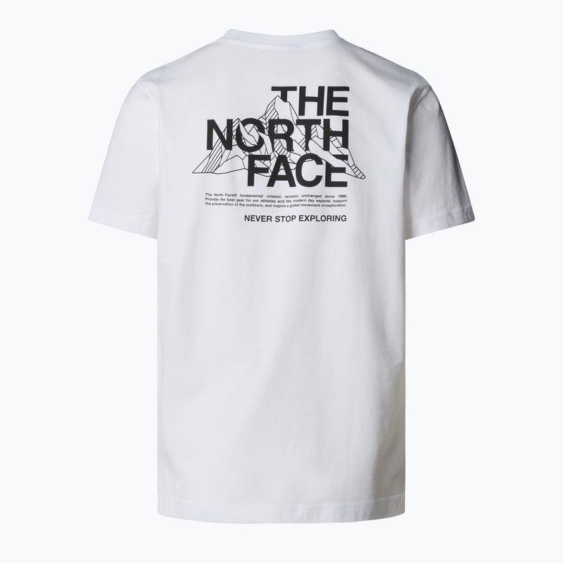 Pánske tričko The North Face Mountain Sketch white 2