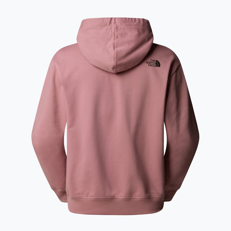 Pánska mikina The North Face Flower Dome Relaxed Hooded GPH nostalgia rose 2
