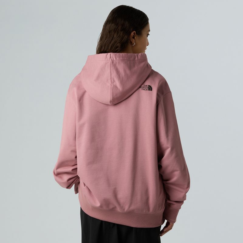 Pánska mikina The North Face Flower Dome Relaxed Hooded GPH nostalgia rose 5