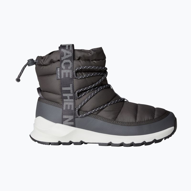 Dámske snehule The North Face Thermoball Lace Up WP anthracite grey/white ash
