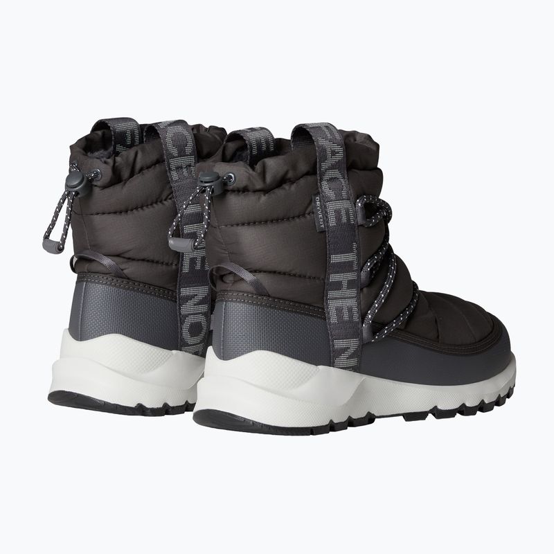 Dámske snehule The North Face Thermoball Lace Up WP anthracite grey/white ash 3