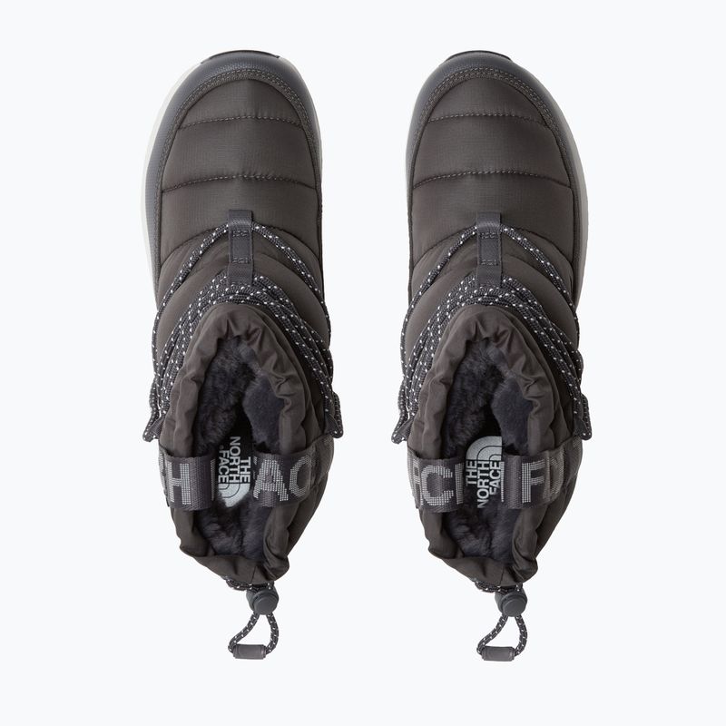 Dámske snehule The North Face Thermoball Lace Up WP anthracite grey/white ash 4