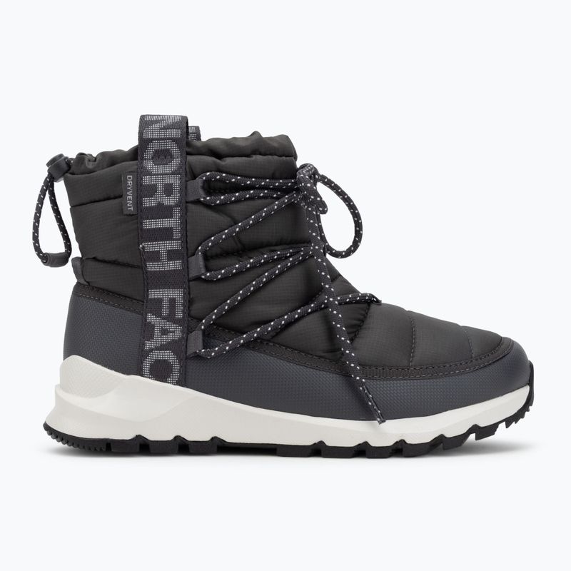 Dámske snehule The North Face Thermoball Lace Up WP anthracite grey/white ash 2
