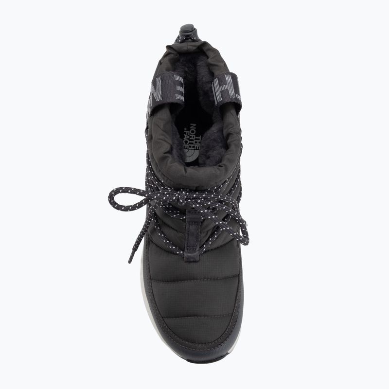 Dámske snehule The North Face Thermoball Lace Up WP anthracite grey/white ash 5