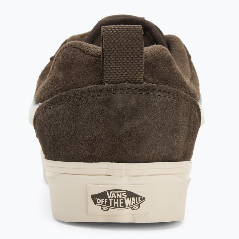 Topánky Vans Knu Skool pig suede coal brown 6