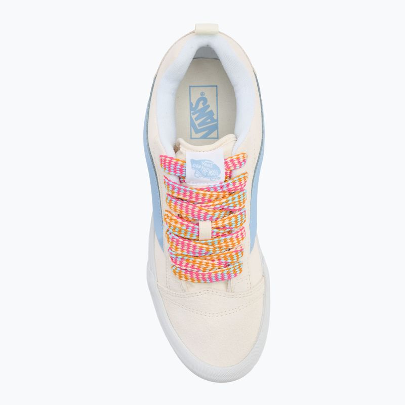 Topánky Vans Knu Skool oversized lace white/blue 5