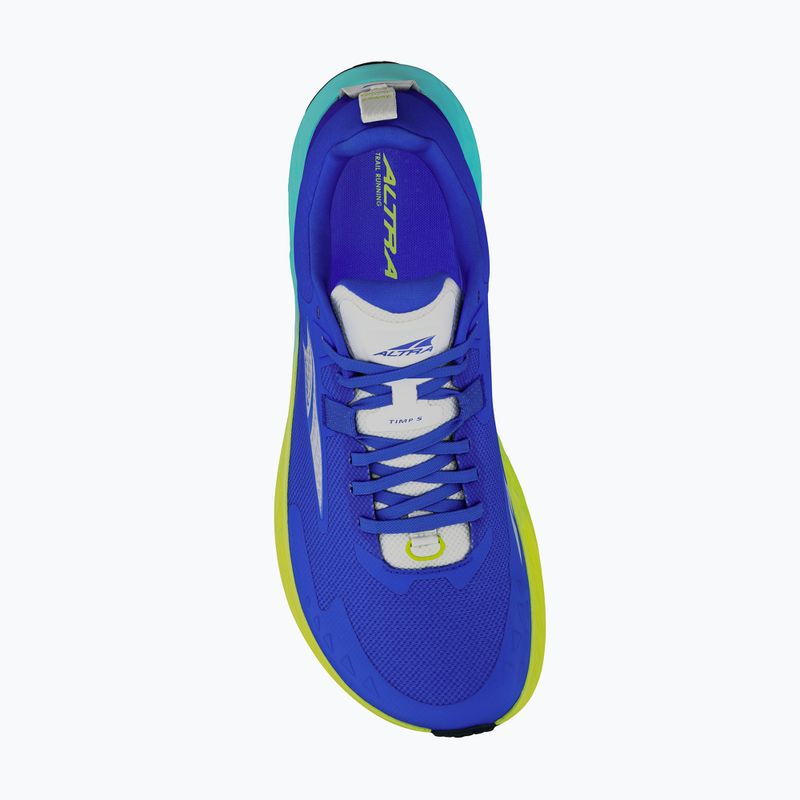Pánske bežecké topánky Altra Timp 5 blue/lime 4