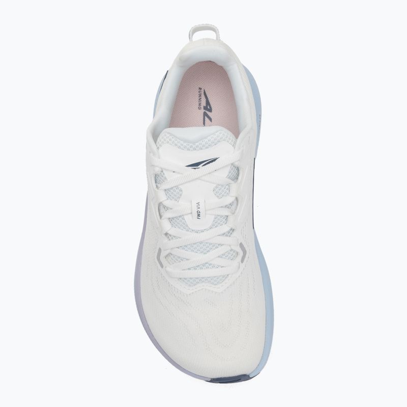 Dámske bežecké topánky Altra FWD VIA white/light blue 5