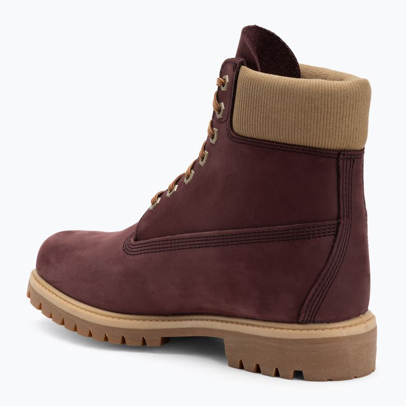 Pánske topánky Timberland Premium 6 Inch Lace Up Waterproof burgundy olive 3