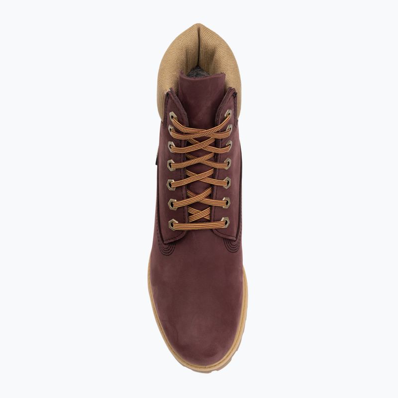 Pánske topánky Timberland Premium 6 Inch Lace Up Waterproof burgundy olive 5