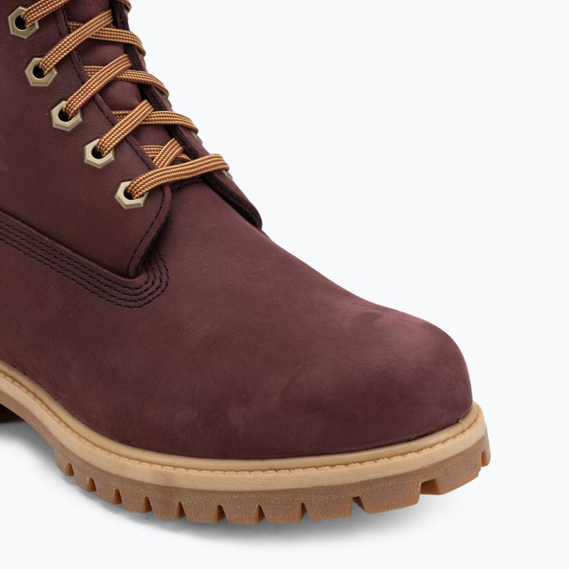 Pánske topánky Timberland Premium 6 Inch Lace Up Waterproof burgundy olive 7