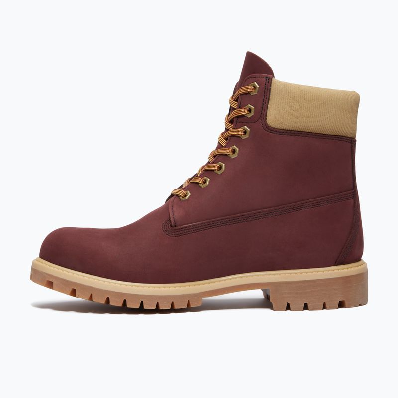 Pánske topánky Timberland Premium 6 Inch Lace Up Waterproof burgundy olive 2