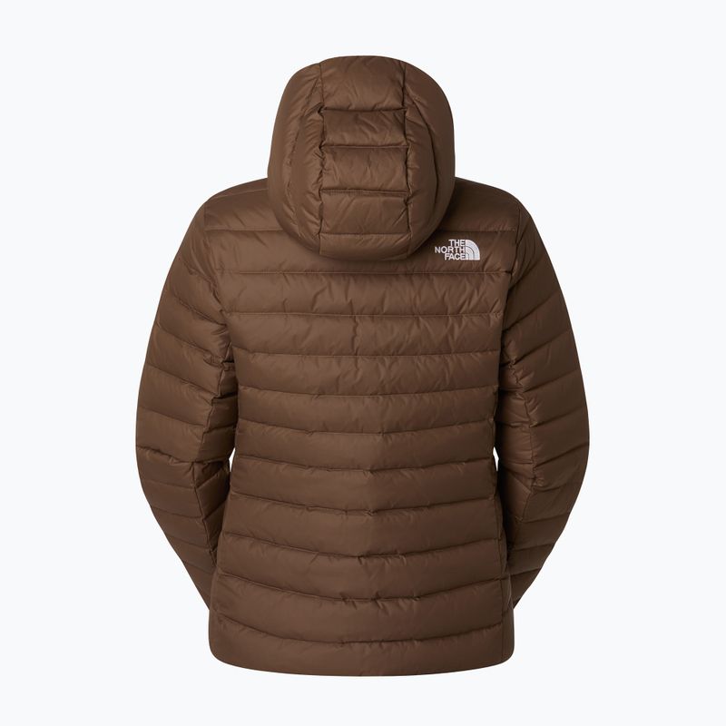 Dámska páperová bunda The North Face Down Hooded smokey brown 6