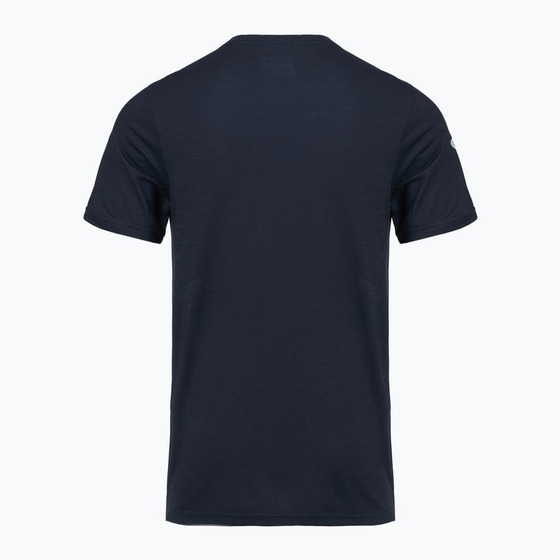 Pánske tričko Smartwool Peak Bagger Active SS Graphic Tee navy 2
