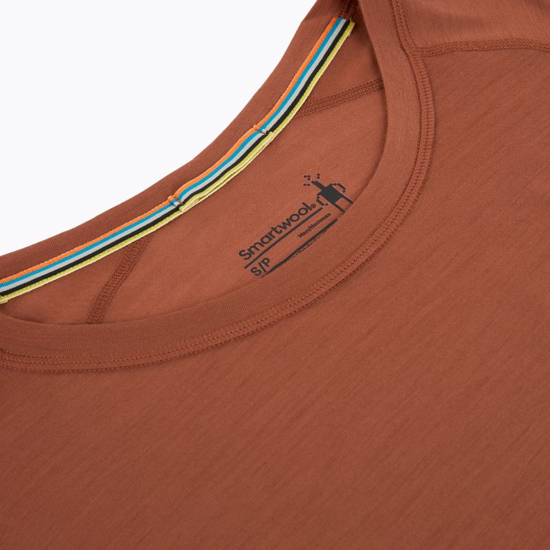 Pánska termoaktívna mikina Smartwool Merino Sport 120 burnt sienna 3