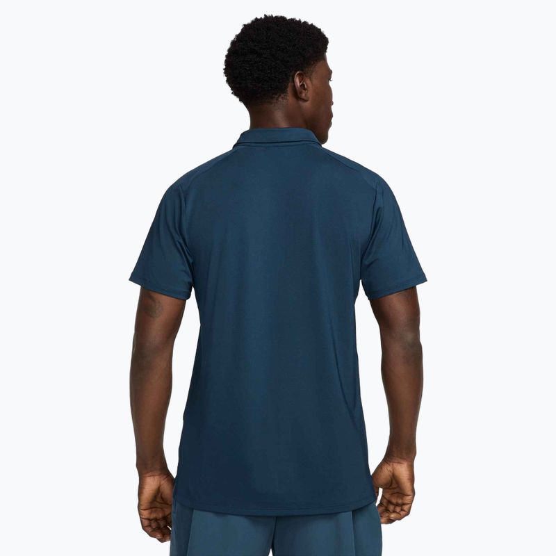 Pánske tenisové polo tričko Nike Court Dri-Fit Advantage armory navy / white / white 3