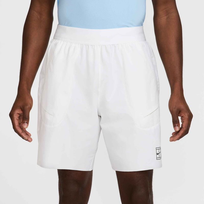 Pánske tenisové šortky Nike Court Dri-Fit Advantage 8" white/black 3