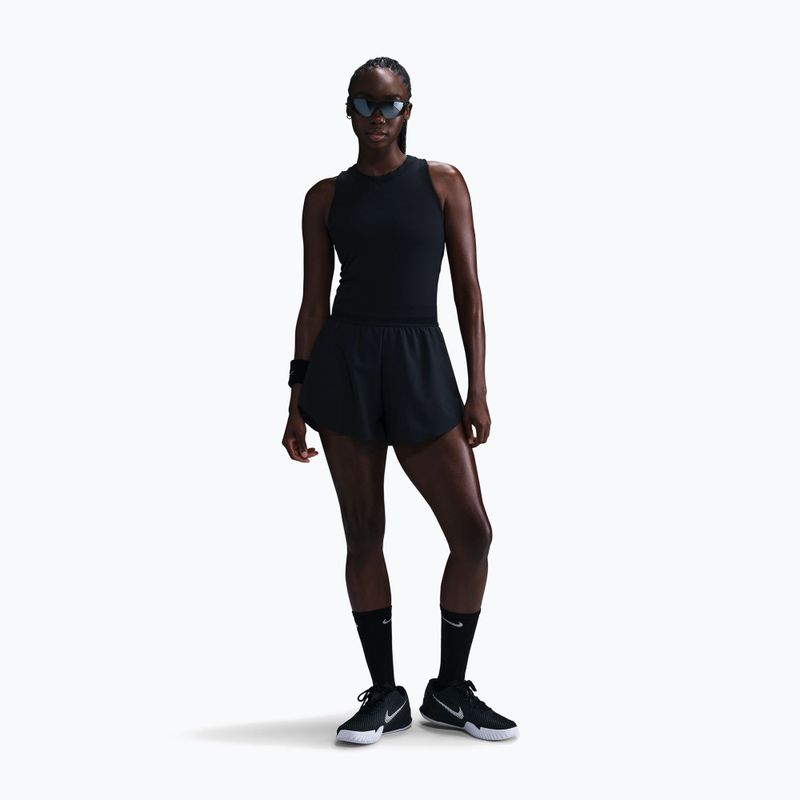 Dámske tenisové šortky Nike Court Dri-Fit Ace Advantage black/black 2