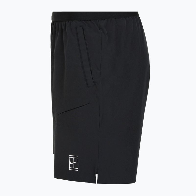 Pánske tenisové šortky Nike Court Dri-Fit Advantage 8" čierne/biele 10