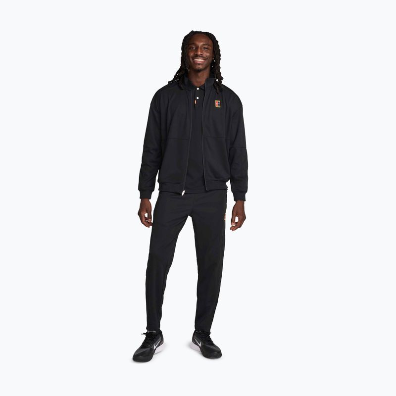 Pánska tenisová mikina Nike Court Heritage black/black 2