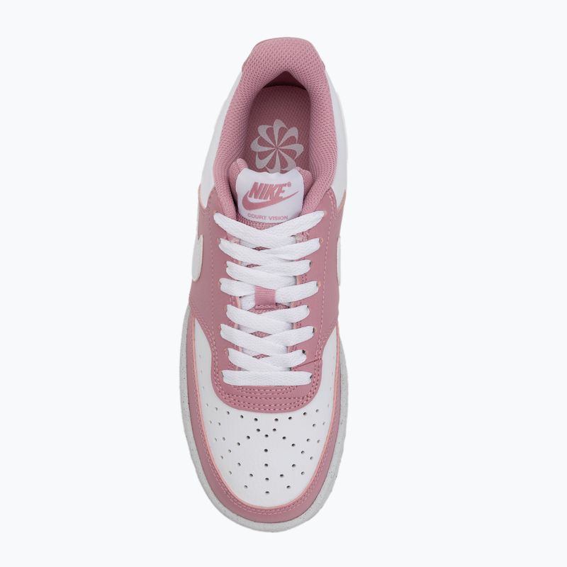 Dámske topánky Nike Court Vision Low Next Nature elemental pink/white 5