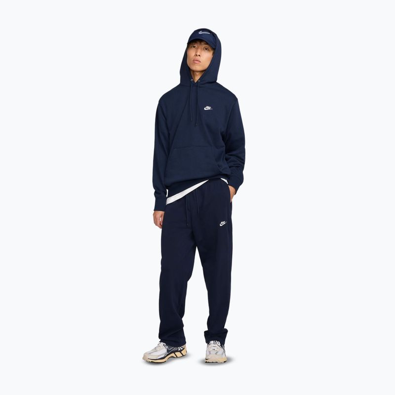 Pánske nohavice Nike Sportswear Club Knit Open-Hem obsidian/white 2