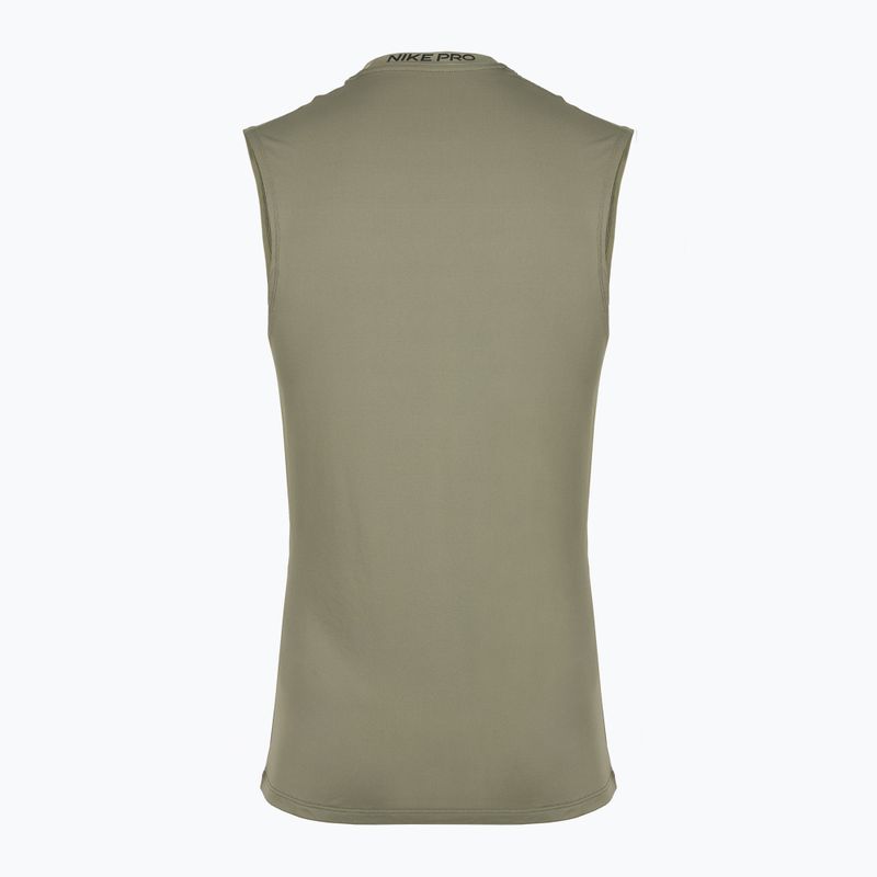 Pánske tréningové tričko Nike Pro Dri-Fit Sleeveless Top light army/black 8