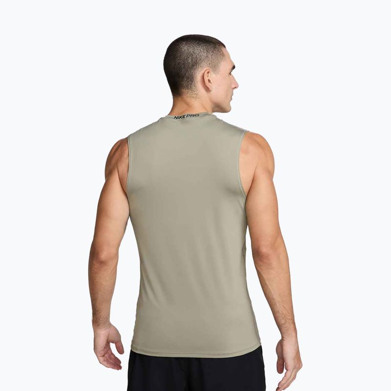 Pánske tréningové tričko Nike Pro Dri-Fit Sleeveless Top light army/black 3