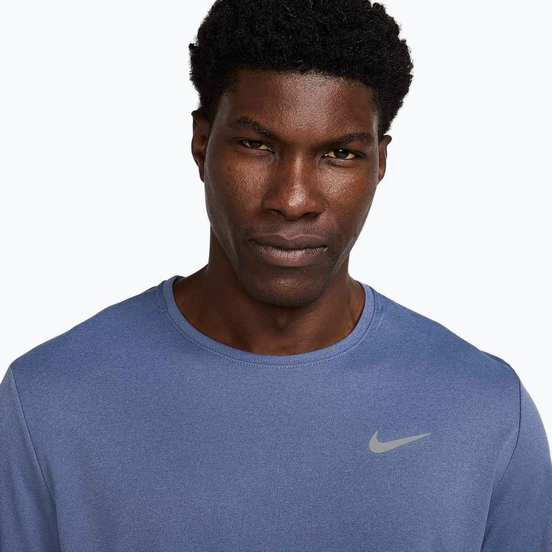 Pánske bežecké tričko longsleeve Nike Miler Dri-Fit UV diffused blue 4