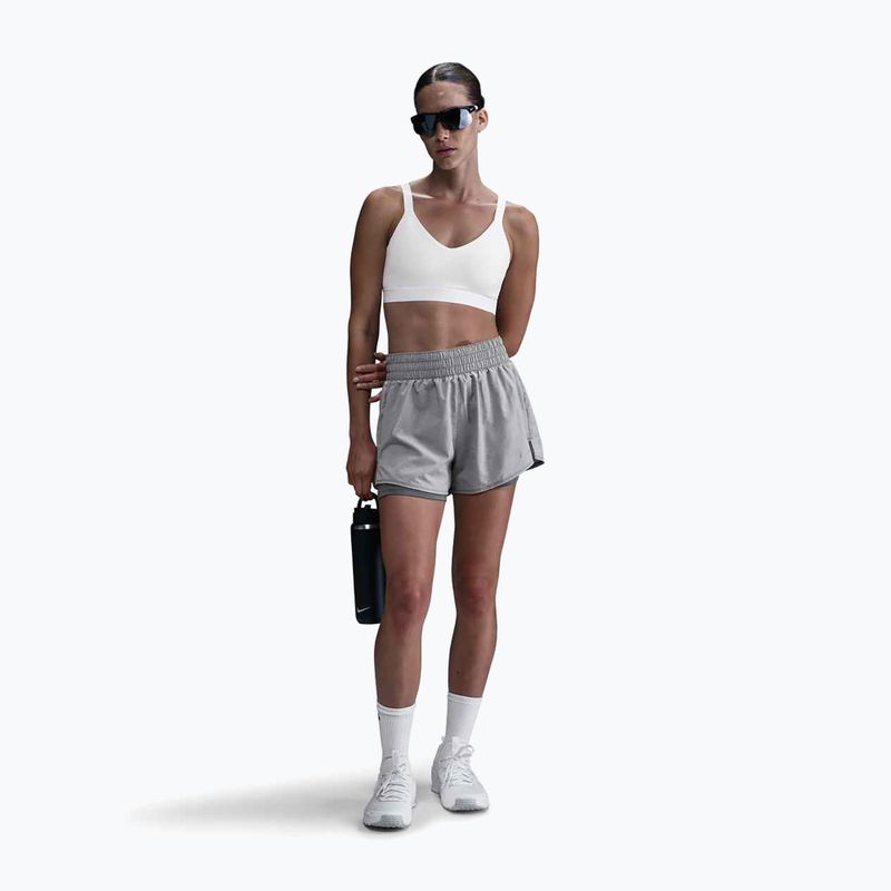 Dámske šortky Nike One Dri-Fit High-Waisted 3" 2In1 smoke grey/heather 2