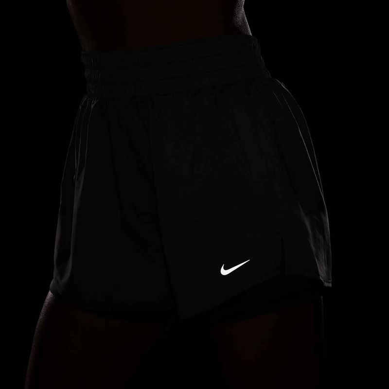Dámske šortky Nike One Dri-Fit High-Waisted 3" 2In1 smoke grey/heather 8