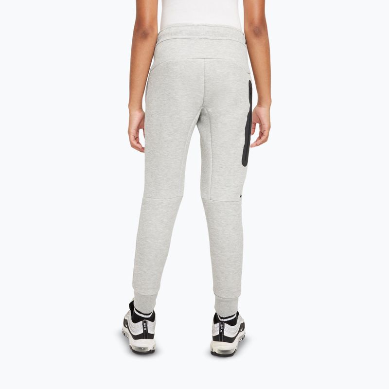 Detské nohavice Nike Sportswear Tech Fleece dark grey heather/black/black 3