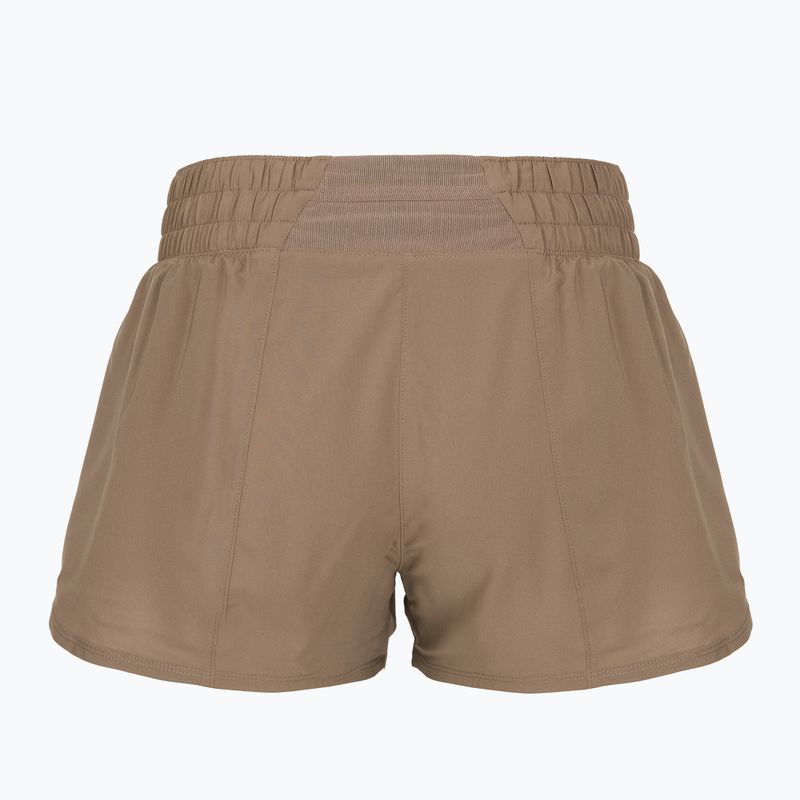 Dámske šortky Nike One Dri-Fit 3" mink brown/reflective silver 2