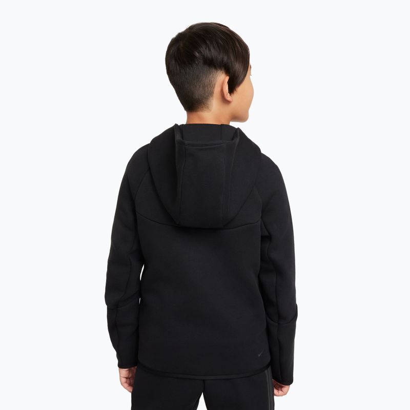 Detská mikina Nike Sportswear Tech Fleece Full Zip black/black/black 3