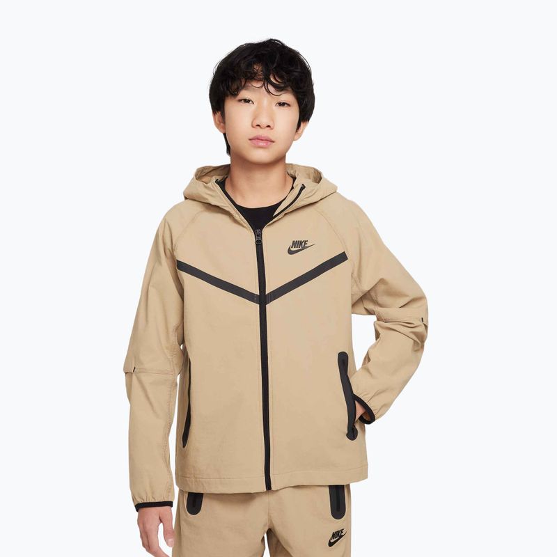 Detská bunda Nike Tech Woven parachute beige/parachute beige/black