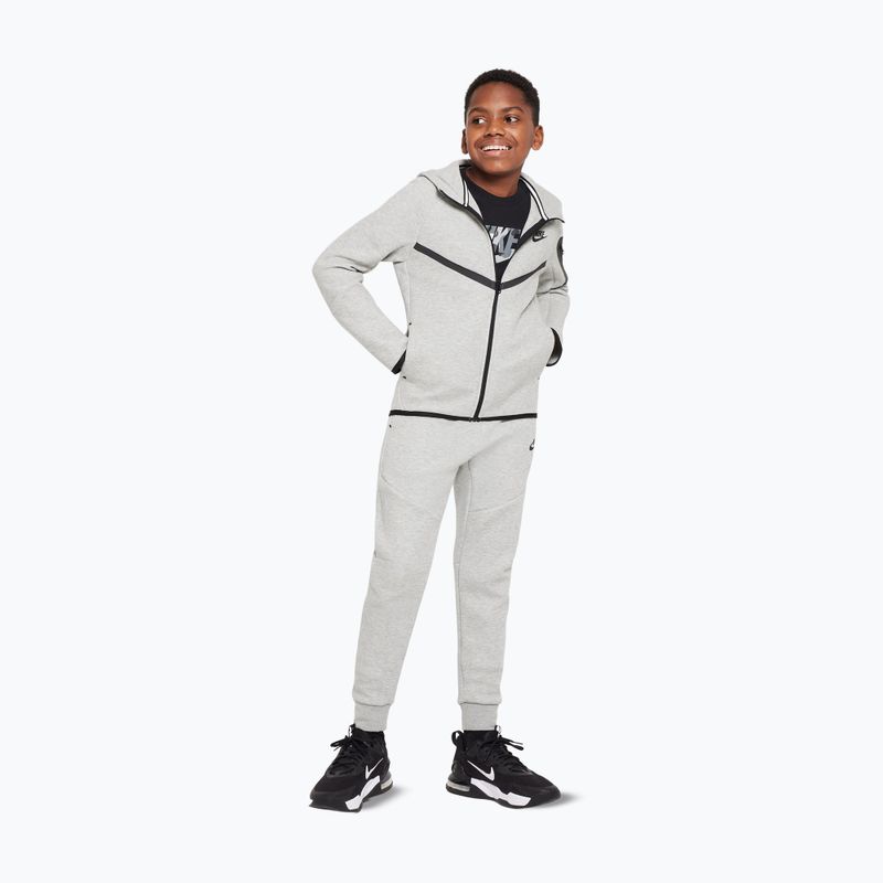 Detská mikina Nike Sportswear Tech Fleece dark grey heather/black/black 2