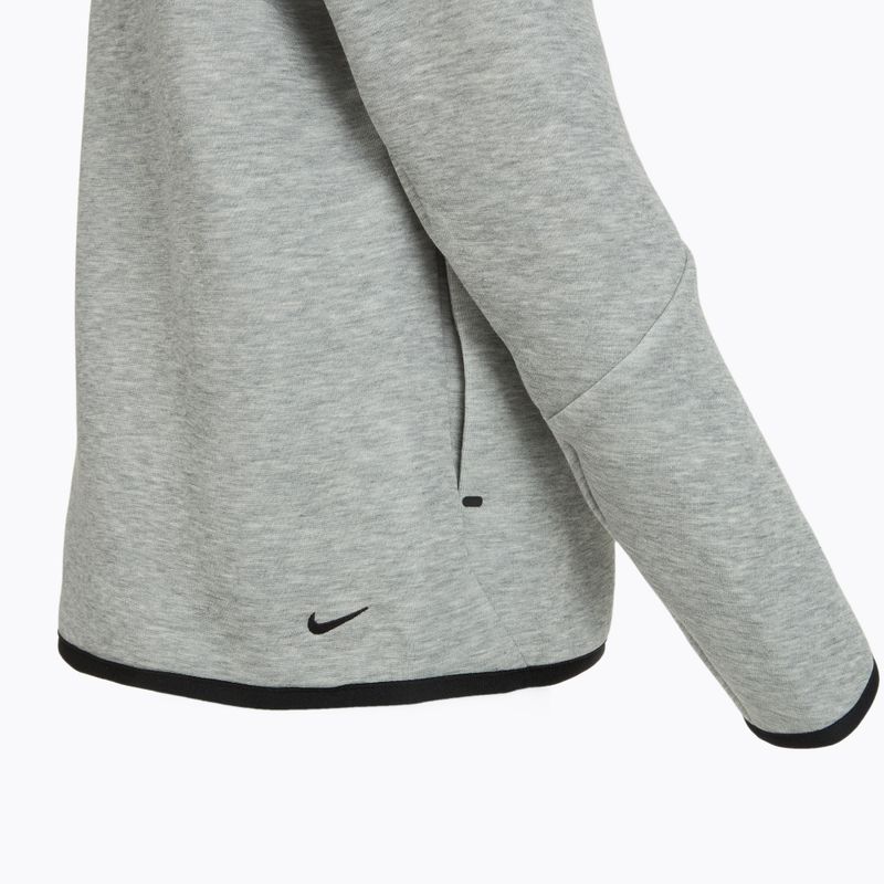 Detská mikina Nike Sportswear Tech Fleece Full-Zip dark grey heather/black/black 12