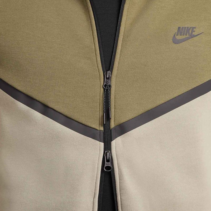 Pánska mikina Nike Tech Windrunner Full Zip medium olive/light army/black 7