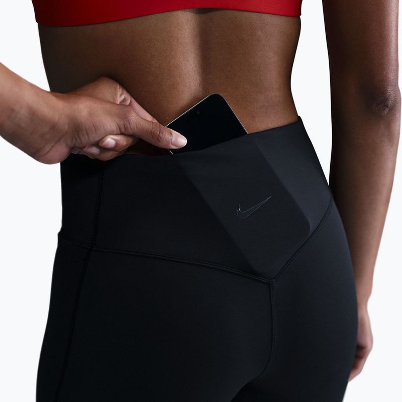 Dámske tréningové šortky Nike Universa High Waisted Biker 8" black/anthracite/dark smoke grey 6