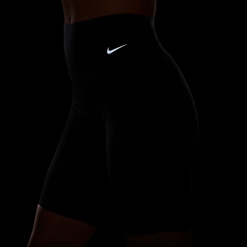 Dámske tréningové šortky Nike Universa High Waisted Biker 8" black/anthracite/dark smoke grey 8