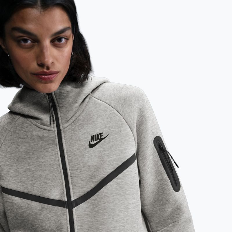 Dámska mikina Nike Sportswear Tech Fleece Windrunner dark grey heather/black 5