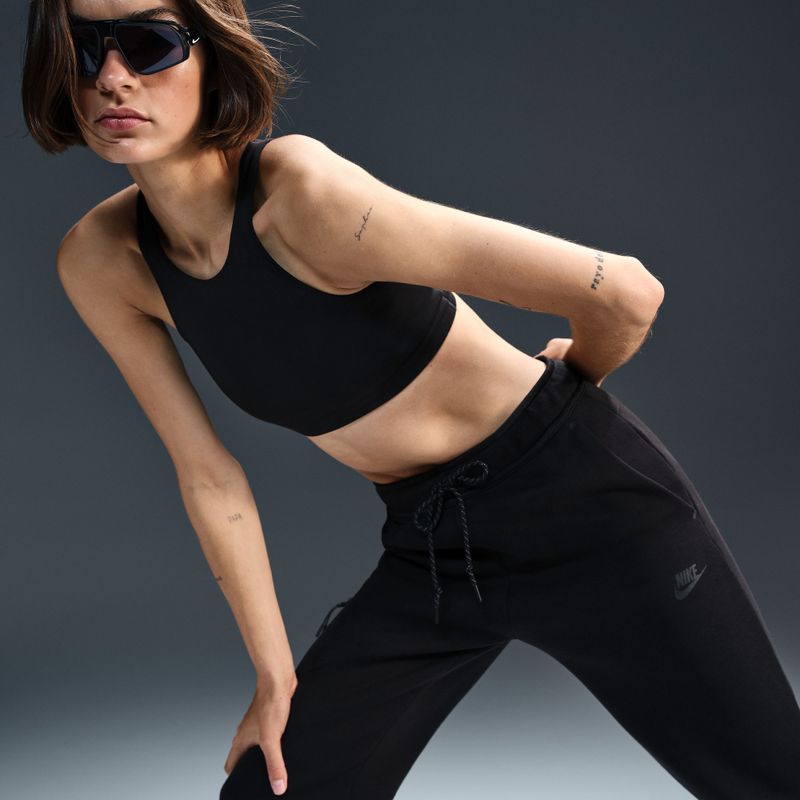 Dámske nohavice Nike Sportswear Tech Fleece Mid-Rise black/black 5