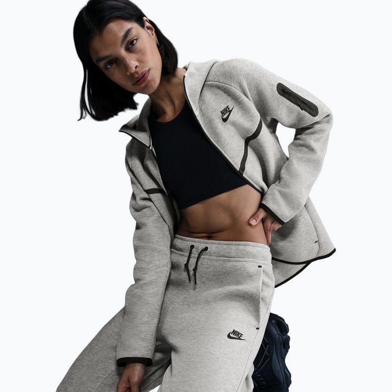 Dámske nohavice Nike Sportswear Tech Fleece Mid-Rise dark grey heather/black 4