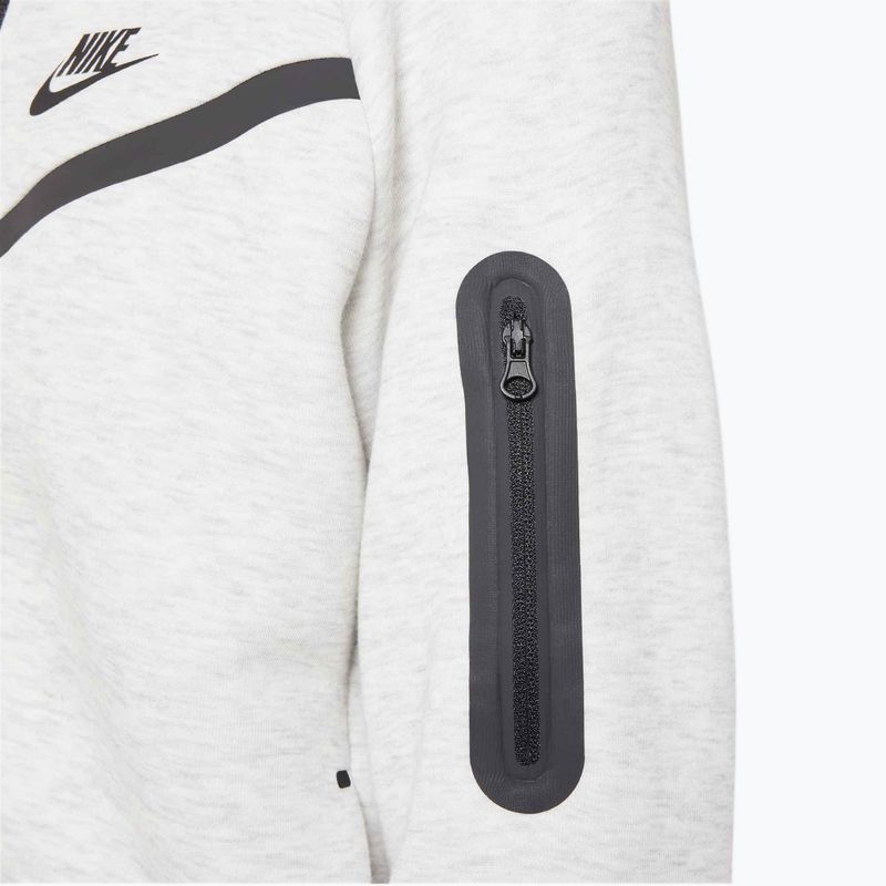 Detská mikina Nike Sportswear Tech Fleece light grey/heather/black/black 6