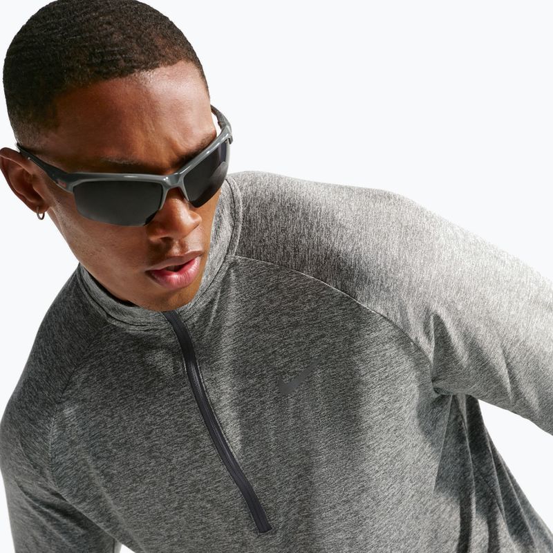 Pánska bežecká mikina Nike Stride 1/4 Zip Dri-Fit smoke grey/heather 7